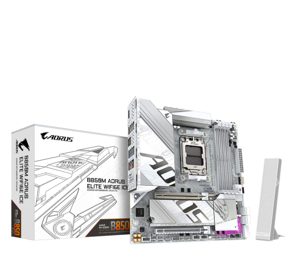 GIGABYTE B850M A ELT WF6E ICE - 1306498 - zdjęcie